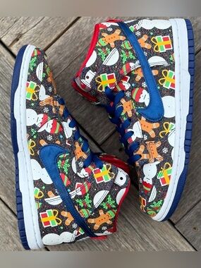 Nike Dunk High SB Gs Ugly Christmas Sweater